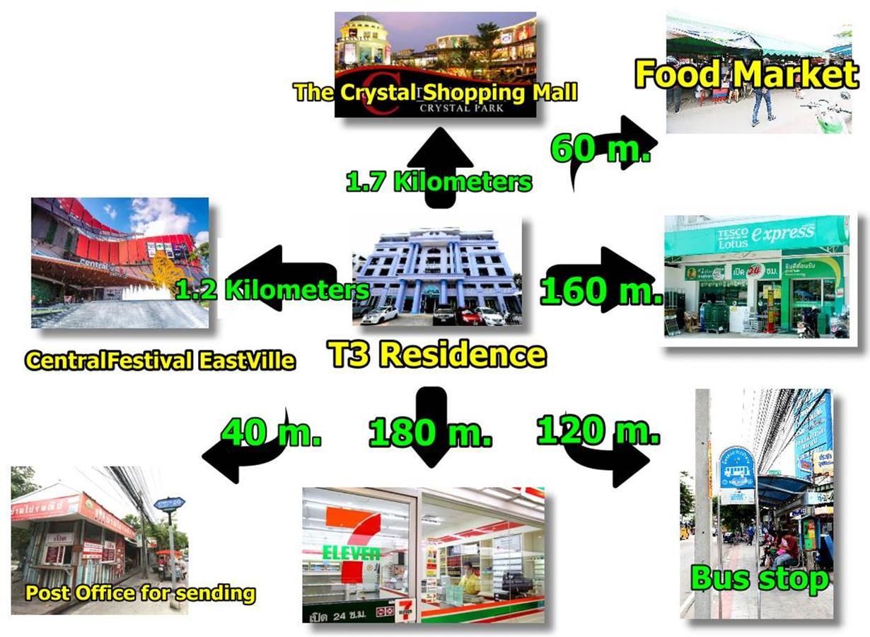 T3公寓式酒店 曼谷 外观 照片